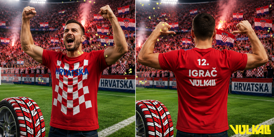 Kupi i montiraj nove gume u Vulkalu i na poklon dobivaš navijačku majicu